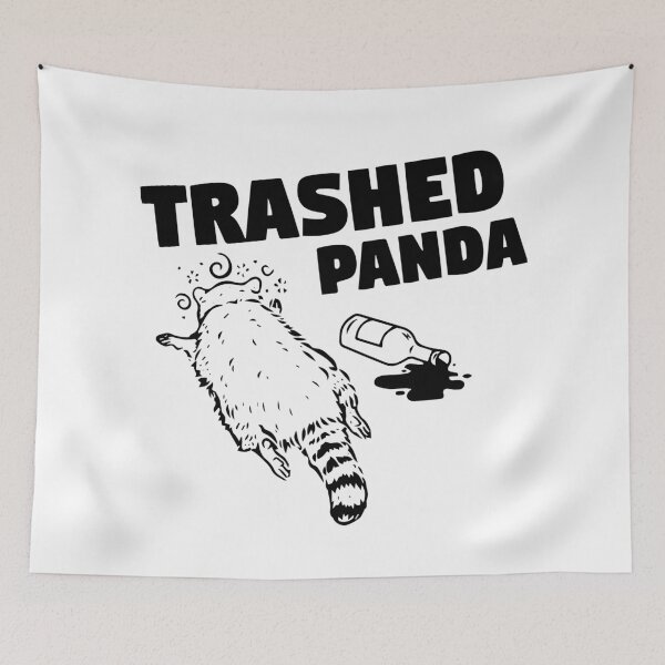 Item preview, Trashed Panda Drunk Ashland Viral Funny Raccoon Meme designed and sold by NuralsArt.