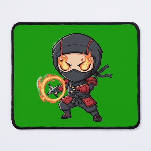 Item preview, Flaming Ninja Fury – Cartoon Warrior Action Design designed and sold by Dogandesighn.