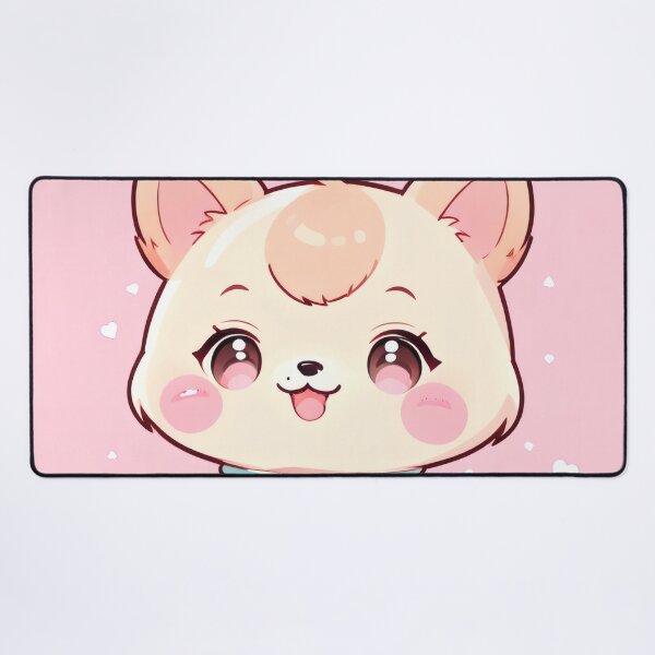 Item preview, Kawaii Pink Puppy – Cute Pastel Dog Character designed and sold by Visualynx.