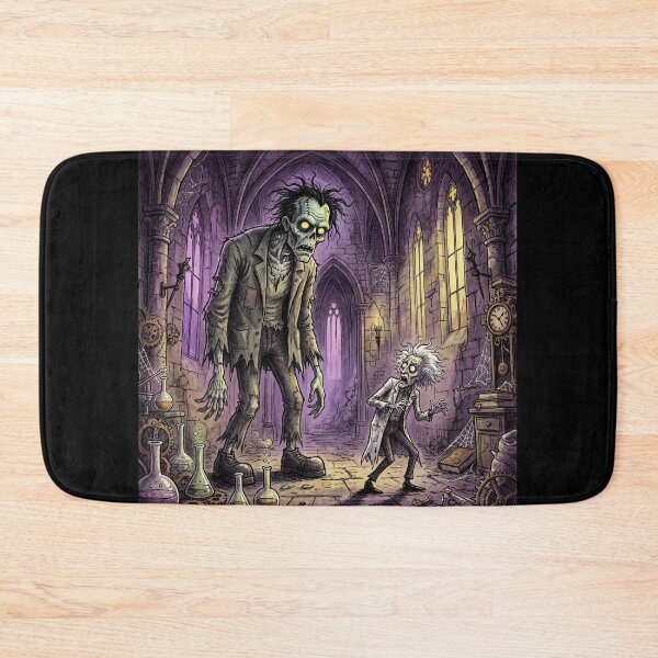Item preview, Frankenstein's monster confronts Victor  illustration art designed and sold by Vintage Designs +.