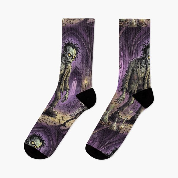Item preview, Frankenstein's monster confronts Victor  illustration art designed and sold by Vintage Designs +.