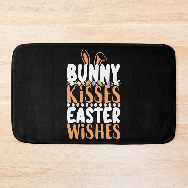 Item preview, Bunny Kisses, Easter Wishes – Cute Easter Bunny & Egg Design designed and sold by JA World - Art & Design.