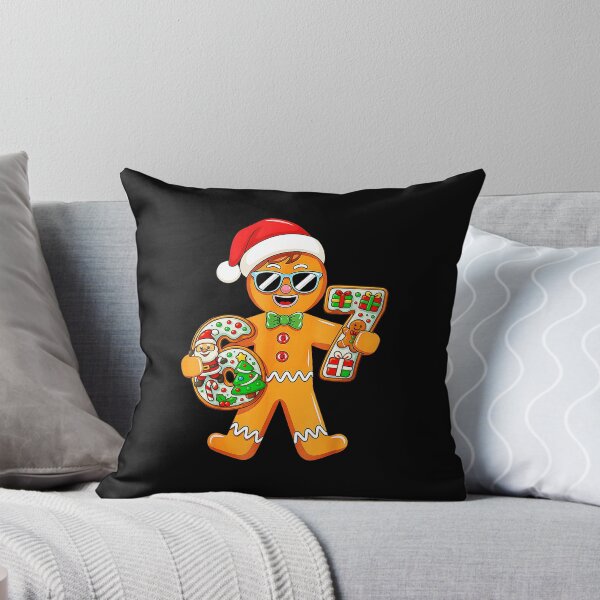 Artikelvorschau, Lustiger Lebkuchenmann-Weihnachtspyjama entworfen und verkauft von JEFDodsonArt.