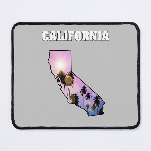 Item preview, California Dreamin': Sunset Palms & Golden State Outline designed and sold by mashmosh.
