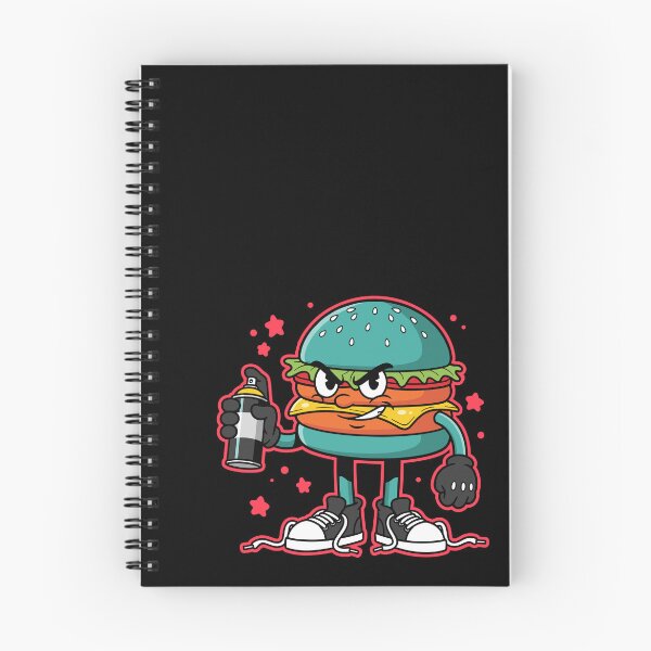 Artikelvorschau, Graffiti Burger Rebel, Street Art Cartoonfigur entworfen und verkauft von Junasaji.