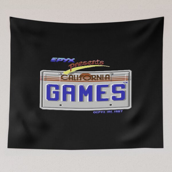 Item preview, California Games Commodore 64 Title Screen  designed and sold by dragonnning.