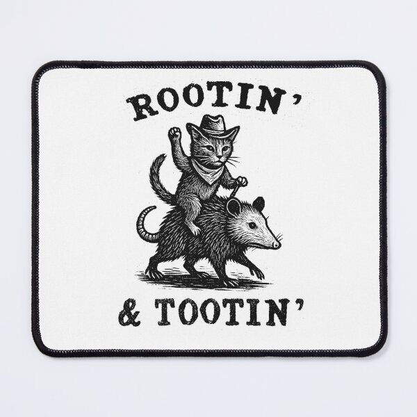 Item preview, Funny Opossum Cat Shirt, Rootin Tootin, Oversize, Womens, Mens, Meme T Shirt, Unisex designed and sold by CARBONARA LLC..