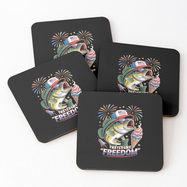 Item preview, Tastes Like Freedom Bass Fishing 4Th Of July  designed and sold by StephenDDArt.