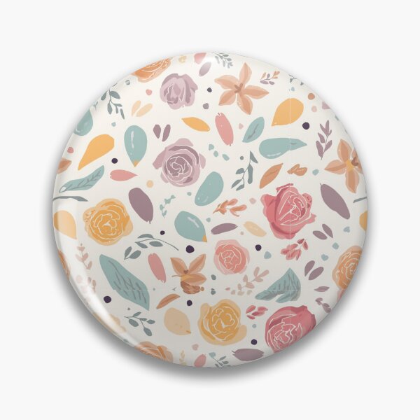 Item preview, Pastel Floral Pattern: Minimalist Cloud Dancer designed and sold by ElizabethCoelho.