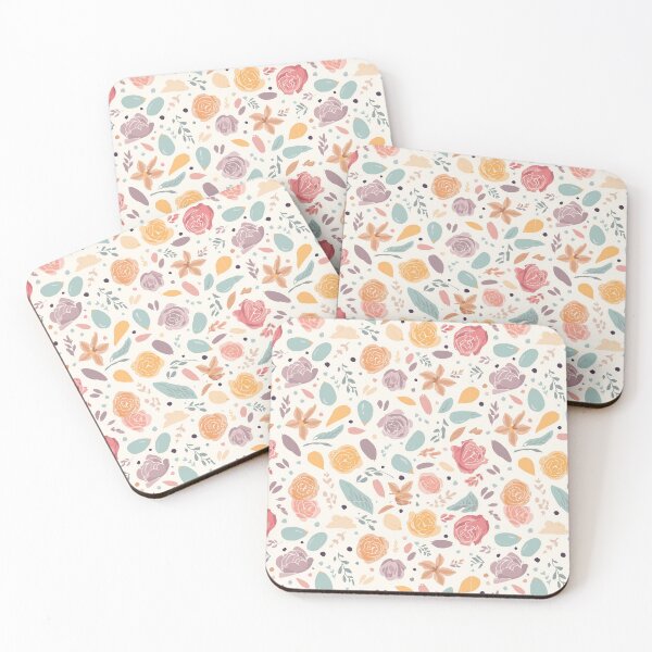Item preview, Pastel Floral Pattern: Minimalist Cloud Dancer designed and sold by ElizabethCoelho.