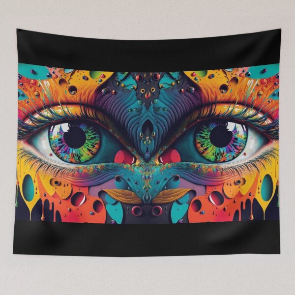Item preview, Psychedelic Eyes. Highly Colourful Eyes designed and sold by KALEIDOSCOPE UK.