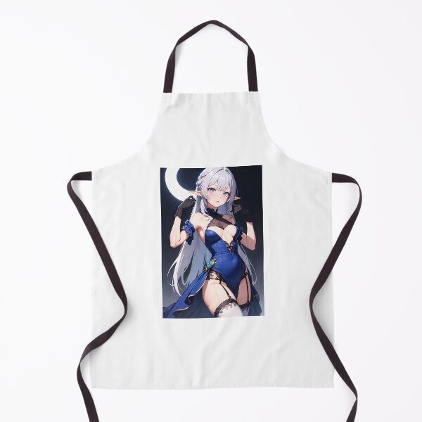 Item preview, Sultry Dark Elf Pin-Up: Nakazumi Etsutsu in Blue Corset designed and sold by iloveanimechibi.