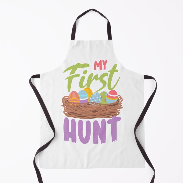 Item preview, My First Hunt – Cute Baby Easter Design with Nest & Eggs designed and sold by JA World - Art & Design.