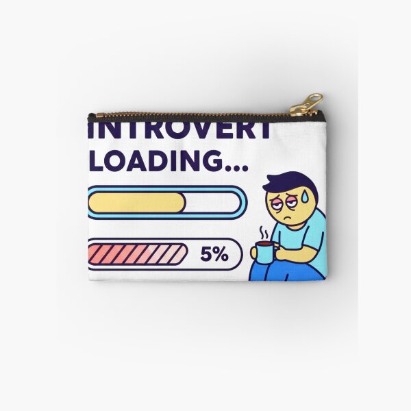 Item preview, Introvert Loading – Social Battery Charging Quote designed and sold by Polyverse.