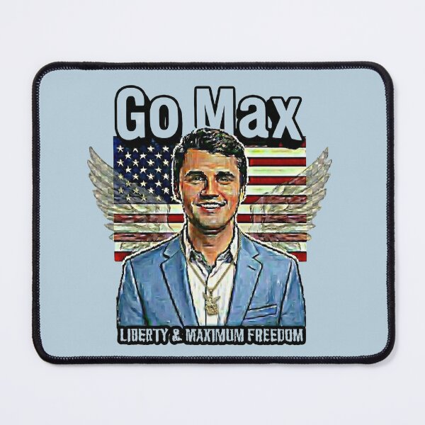Item preview, Go Max: Charlie Kirk Political Statement - Liberty & Maximum Freedom - Light Blue Suit - Powder Blue edition designed and sold by Miss Cutie Designs.