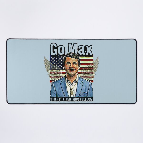 Item preview, Go Max: Charlie Kirk Political Statement - Liberty & Maximum Freedom - Light Blue Suit - Powder Blue edition designed and sold by Miss Cutie Designs.