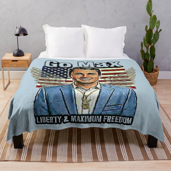 Item preview, Go Max: Charlie Kirk Political Statement - Liberty & Maximum Freedom - Light Blue Suit - Powder Blue edition designed and sold by Miss Cutie Designs.