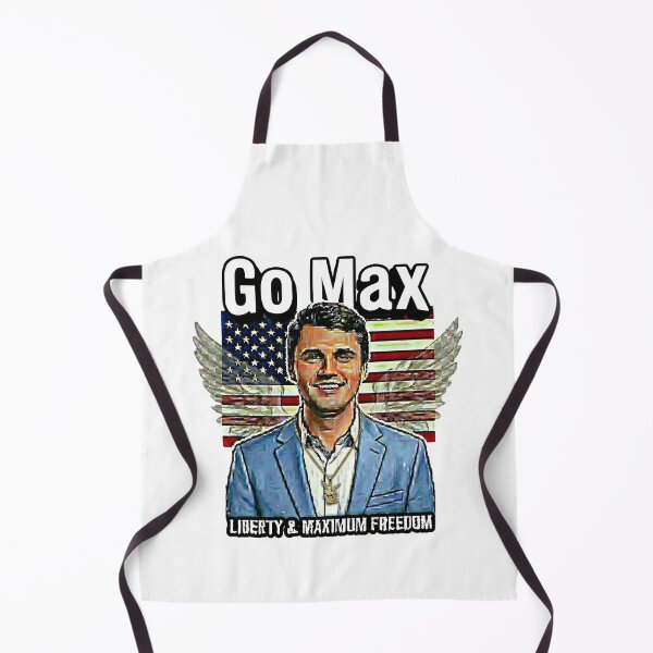 Item preview, Go Max: Charlie Kirk Political Statement - Liberty & Maximum Freedom - Light Blue Suit - White edition designed and sold by Miss Cutie Designs.