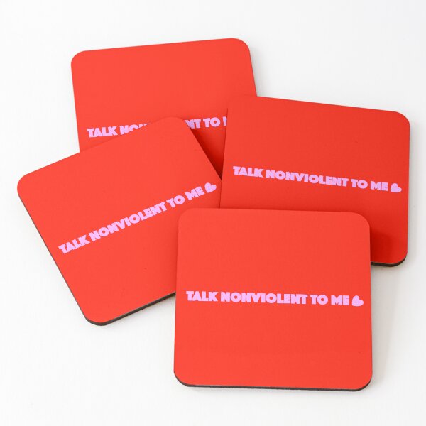 Item preview, Talk Nonviolent to Me - NVC Swag designed and sold by scribblesgalore.