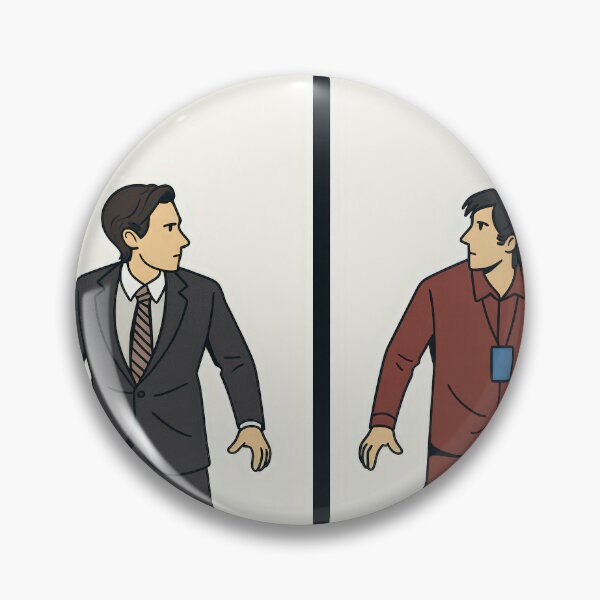 Item preview, Two Men Mirror Reflection Identity designed and sold by Cine8.