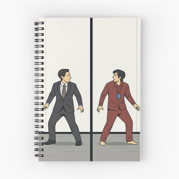 Item preview, Two Men Mirror Reflection Identity designed and sold by Cine8.