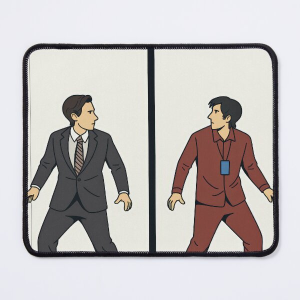 Item preview, Two Men Mirror Reflection Identity designed and sold by Cine8.