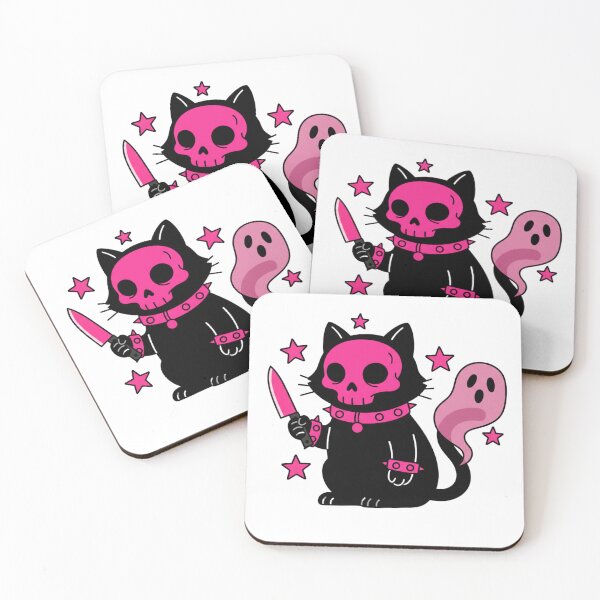 Item preview, Cute Pink Ghost  Cat  designed and sold by nikolmerch.