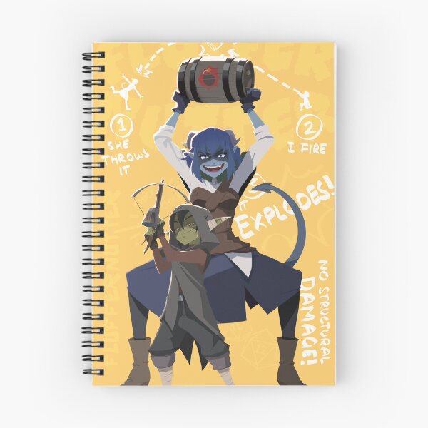 Item preview, Fluffernutter (Dark Background) - Jester & Nott, The Mighty Nein, Critical Role, DnD designed and sold by Guy Who Does Art.