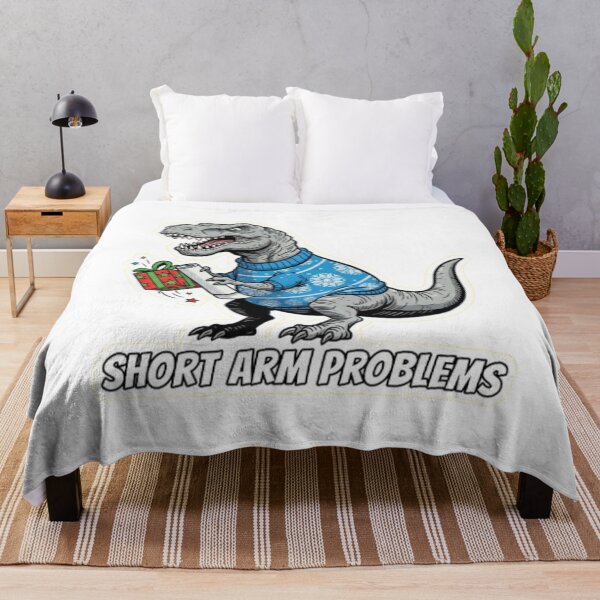 Item preview, T-Rex Short Arm Problems | Funny Christmas Gift Wrap designed and sold by Rosuma Designs.