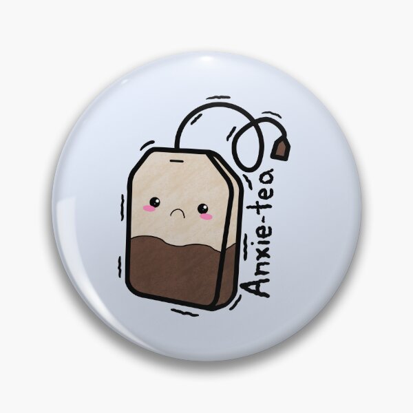 Item preview, Anxie-tea - Kawaii Anxiety Tea Bag  designed and sold by Murrays Designs.
