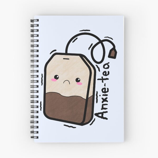 Item preview, Anxie-tea - Kawaii Anxiety Tea Bag  designed and sold by Murrays Designs.