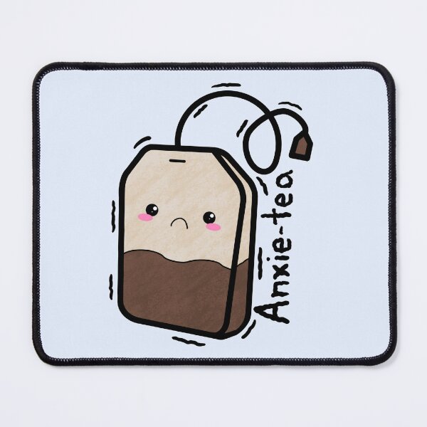 Item preview, Anxie-tea - Kawaii Anxiety Tea Bag designed and sold by Murrays Designs.