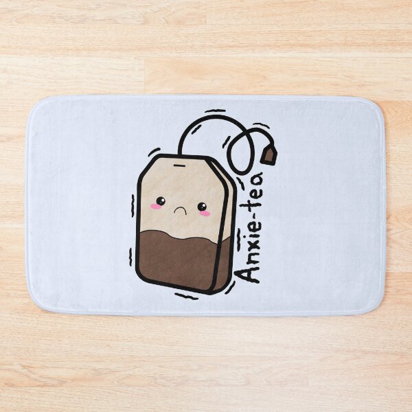 Item preview, Anxie-tea - Kawaii Anxiety Tea Bag  designed and sold by Murrays Designs.