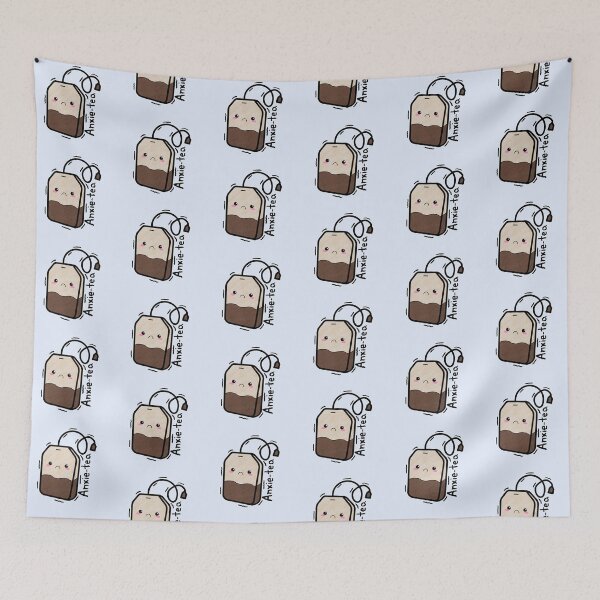 Item preview, Anxie-tea - Kawaii Anxiety Tea Bag  designed and sold by Murrays Designs.