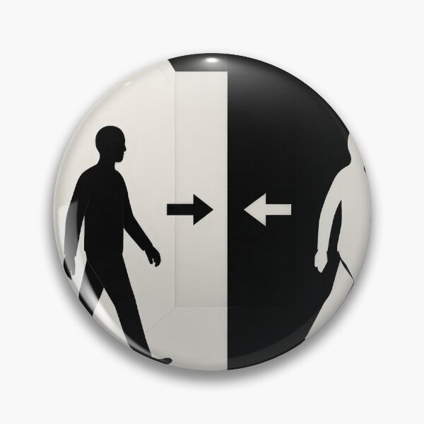 Item preview, Opposite Figures Black White Duality designed and sold by Cine8.