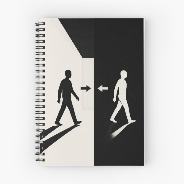Item preview, Opposite Figures Black White Duality designed and sold by Cine8.