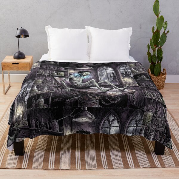 Item preview, Frankenstein's monster Awakens! illustration art designed and sold by Vintage Designs +.