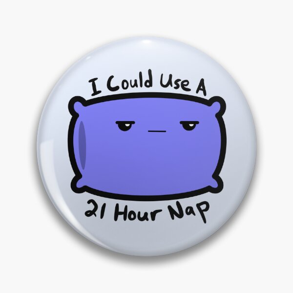 Item preview, I Could Use A 21 Hour Nap Funny Exhausted Pillow designed and sold by Murrays Designs.