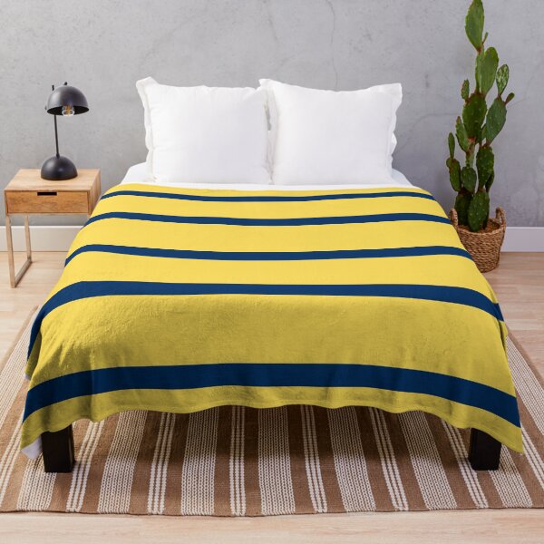 Item preview, Yellow and Dark Blue Stripes designed and sold by Jeallan Designs.