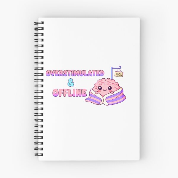 Item preview, Overstimulated and Offline – Sensory Overload Quote designed and sold by Polyverse.