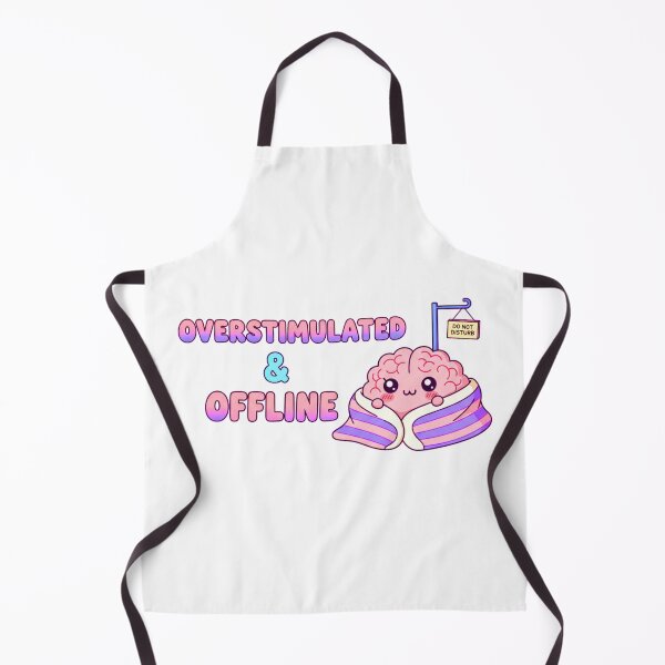 Item preview, Overstimulated and Offline – Sensory Overload Quote designed and sold by Polyverse.
