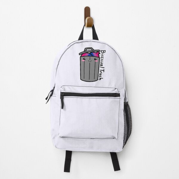 Item preview, Bisexual Trash - Funny Bi Pride Trashcan designed and sold by Murrays Designs.