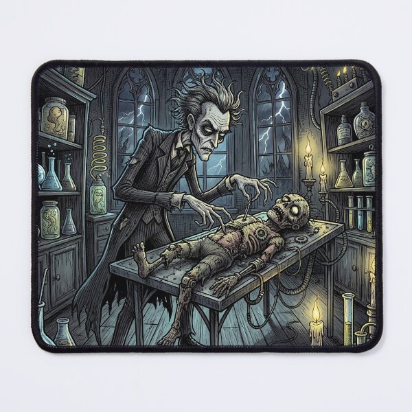 Item preview, Frankenstein's monster Awakens! illustration art designed and sold by Vintage Designs +.