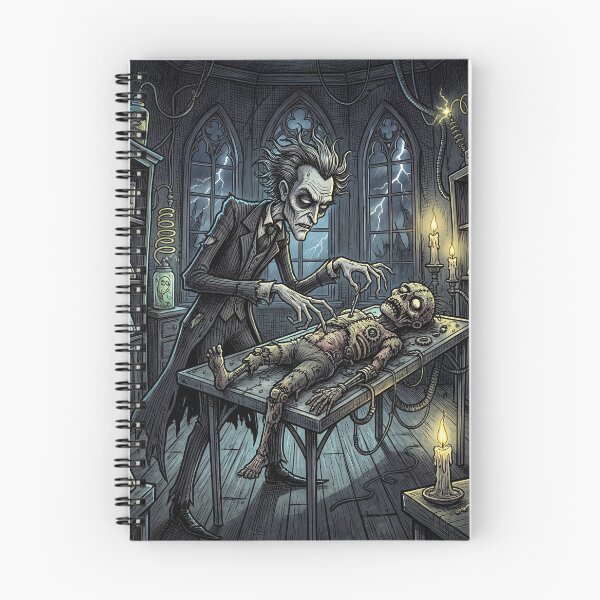 Item preview, Frankenstein's monster Awakens! illustration art designed and sold by Vintage Designs +.