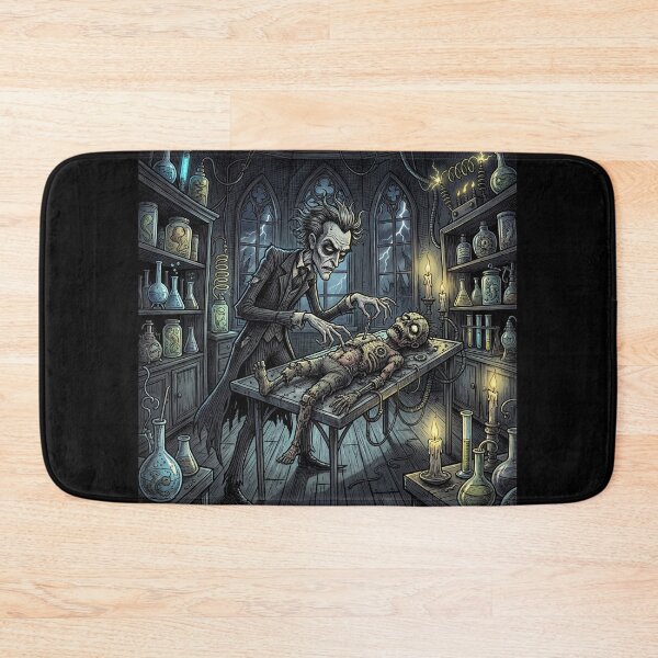 Item preview, Frankenstein's monster Awakens! illustration art designed and sold by Vintage Designs +.