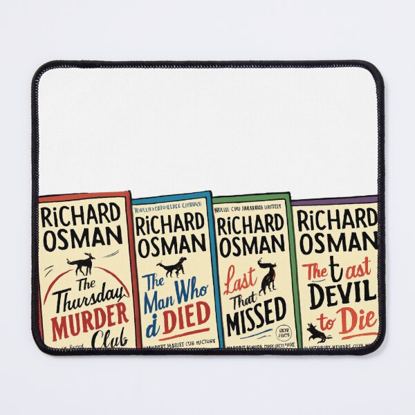 Item preview, Richard Osman,british tv star –The Thursday Murder Club,book merch, crime fiction. designed and sold by I AM O.J.A ..