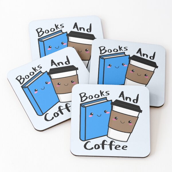 Item preview, Books and Coffee Kawaii Cozy Reading and Coffee Vibe designed and sold by Murrays Designs.