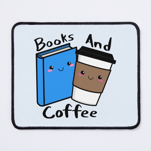 Item preview, Books and Coffee Kawaii Cozy Reading and Coffee Vibe designed and sold by Murrays Designs.