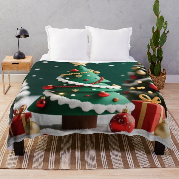 Item preview, Cute 3D Holiday Tree and Presents Scene designed and sold by VibeNationArt.