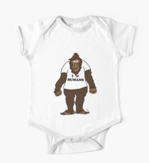 Funny Bigfoot With I Love Humans TShirt For Humanist One Piece - Short Sleeve